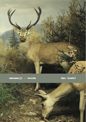 emoemoji woods front cover poetry book by dan boehl